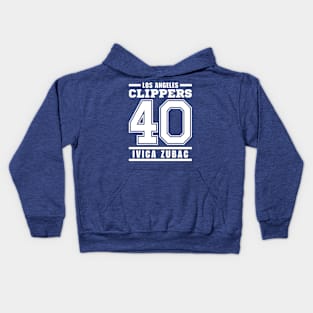 Los Angeles Clippers Zubac 40 Basketball Player Kids Hoodie